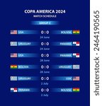 Match schedule for Copa America 2024 , Group c