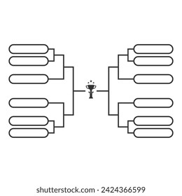 Match schedule template design illustration