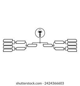 Match schedule template design illustration