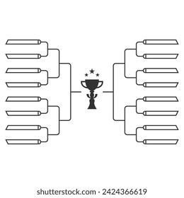 Match schedule template design illustration