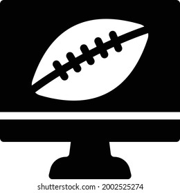 match screen vector glyph flat icon