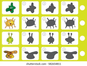 Match shadow - Worksheet for education