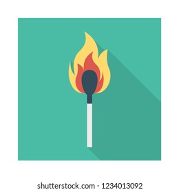 match stick.  fire. 
