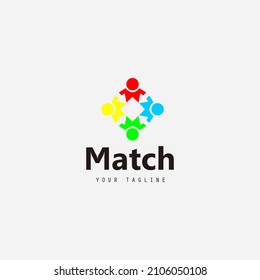 Logo-Design für Teamingarbeit