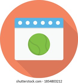 match vector flat colour icon 