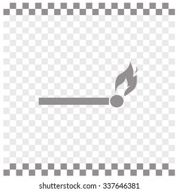 Match vector icon.