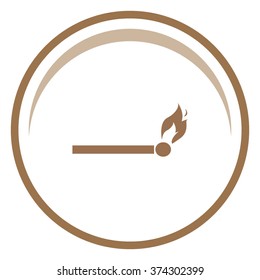Match vector icon.
