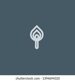 Match vector icon. Match concept stroke symbol design. Thin graphic elements vector illustration, outline pattern for your web site design, logo, UI. EPS 10.