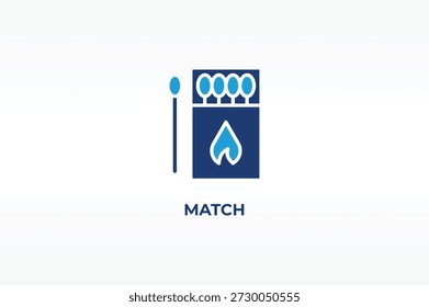 Ilustración aislada del Vector del partido, del icono o del símbolo del logotipo
