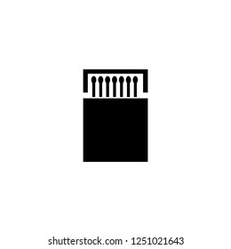 match vector icon. match sign on white background. match icon for web and app