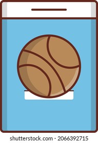 match Vector illustration on a transparent background. Premium quality symbols.Vector line flat color icon for concept and graphic design.
