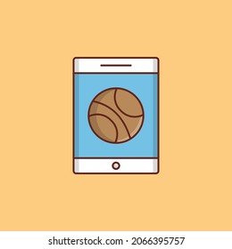 match Vector illustration on a transparent background. Premium quality symbols.Vector line flat color icon for concept and graphic design.