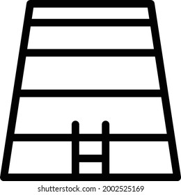 match vector thin line icon