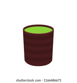 Matcha cartoon vector.