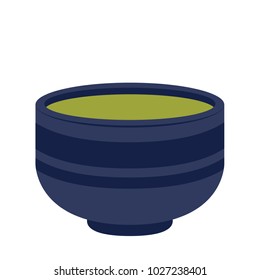 Matcha cartoon vector. free space for text. wallpaper. background.