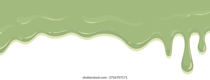 Matcha chocolate derreter ilustração vetor