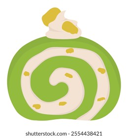 Matcha Dessert Illustration - 05