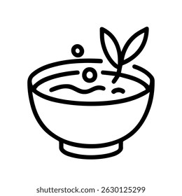 matcha drink icon on white background vector
Vector Japanese food icon