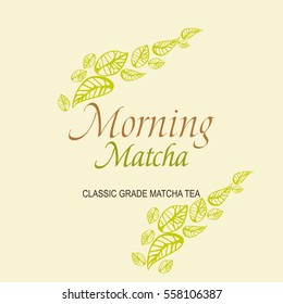 Matcha. Green tea is a match, charge your body with energy for the whole day.
