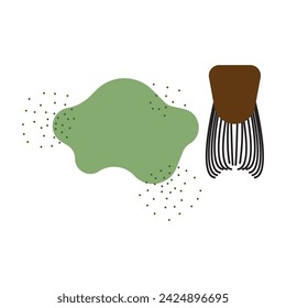 matcha icon vector illustration logo design