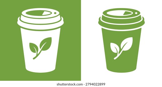Matcha Paper Cup Vector Icon