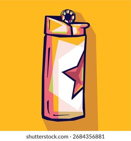 design de caixa de fósforos na forma de wpap art