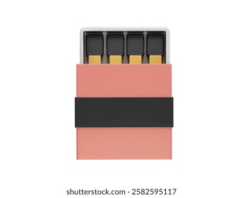 Matchbox icon 3d illustration render