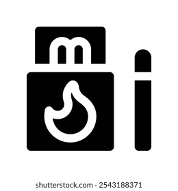 matchbox icon. vector glyph icon for your website, mobile, presentation, and logo design.