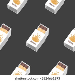 Matchbox and Matches Seamless