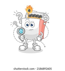 the matchbox searching illustration. character vector
