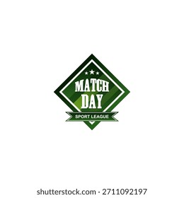 design de vetor de ícone de matchday para esporte