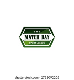 matchday icon vector design for sport