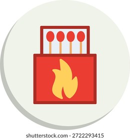 Corresponde ao ícone de estilo de círculo plano