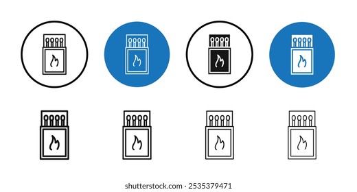 Corresponde ao ícone Conjunto de logotipos vetoriais de arte de linha preta