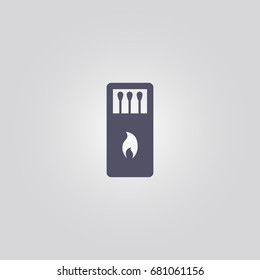 Matches icon with box