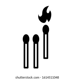 matches icon isolated sign symbol vector illustration - high quality black style vector icons
