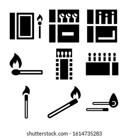 matches icon isolated sign symbol vector illustration - Collection of high quality black style vector icons
