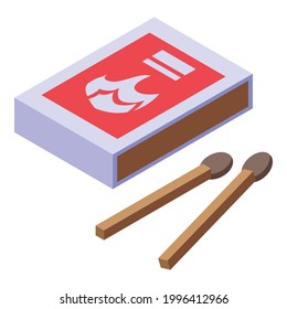 Icono de coincidencias. Isométrico del icono vectorial de Coincidencias para el diseño web aislado en fondo blanco