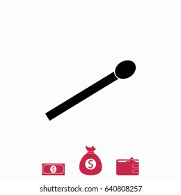 MATCHES icon, Vector EPS 10 illustration style