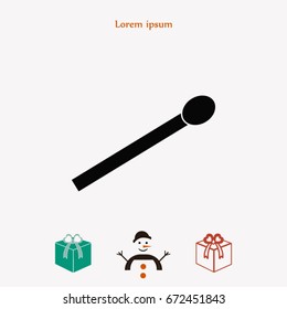 MATCHES icon, Vector EPS 10 illustration style