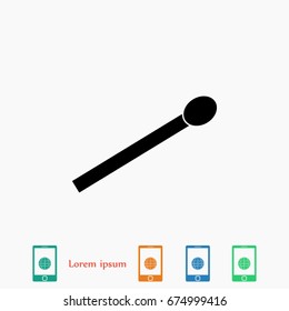 MATCHES icon, Vector EPS 10 illustration style