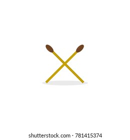 Matches icon. Vector illustration.