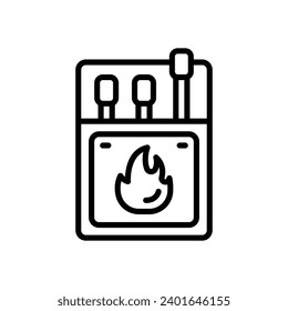 matches icon. vector line icon for your website, mobile, presentation, and logo design.