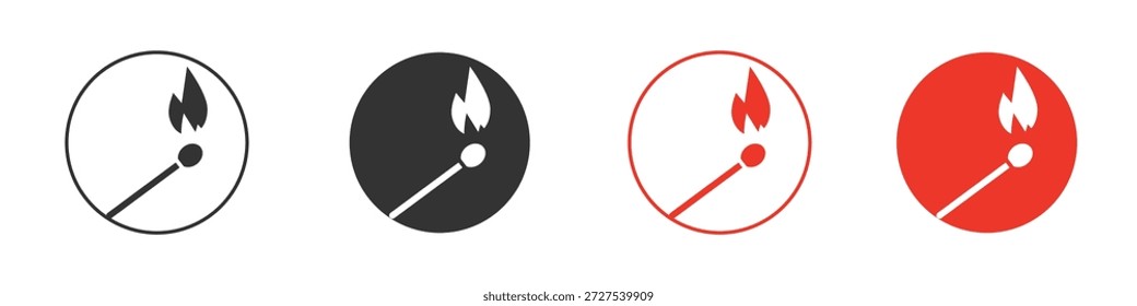 Icono de fósforos. Diseño de Vector de Web