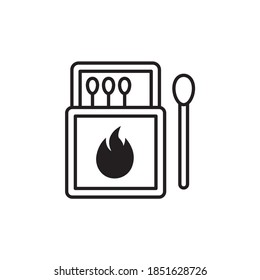 Matches illustration style outline icon. EPS 10 File