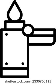 Icono de línea de coincidencia - Icono único, vector