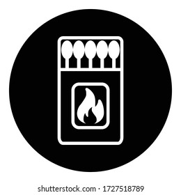 Matches simple icon. Flat desing