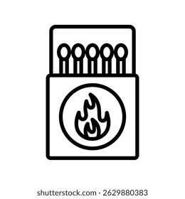 matches stick icon vector design template simple and clean