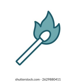 matches stick icon vector design template simple and clean
