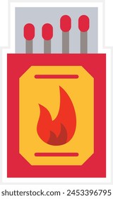 Matches vector icon. Can be used for printing, mobile and web applications.